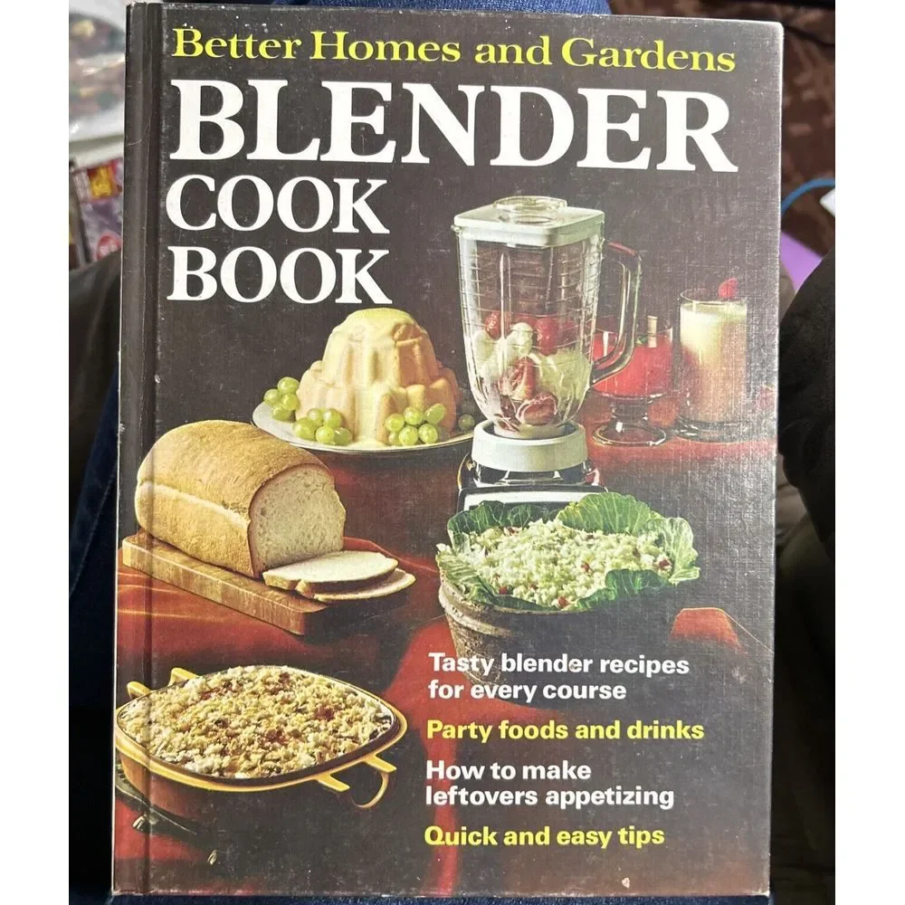 Vintage Blender Cook Book Better Homes And Gardens BHG 1971 Cookbook Kitchen Ret